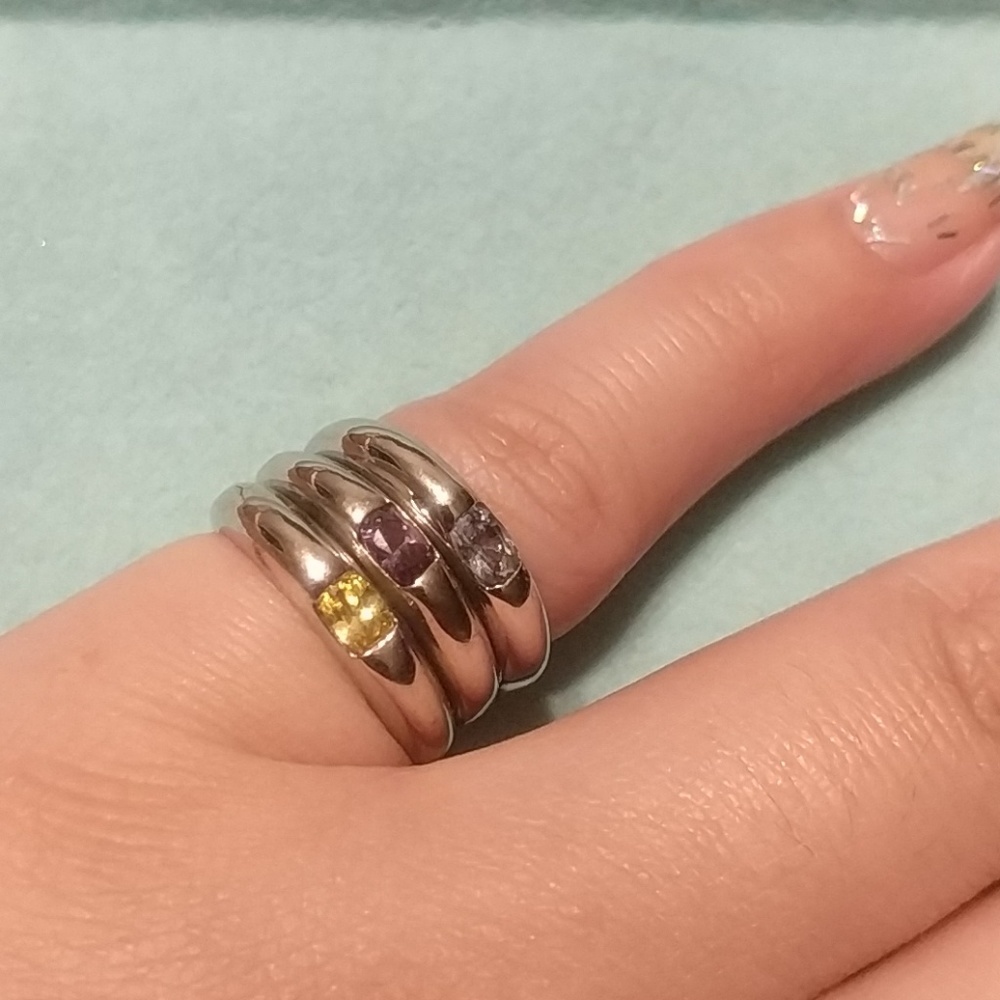 Stacking Silver Ring 5 - image 3